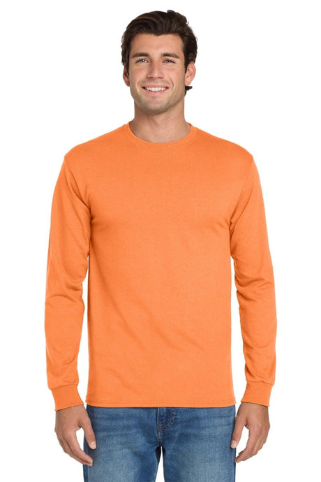 Jerzees ® - Dri - Power ® 50/50 Cotton/Poly Long Sleeve T-Shirt. 29LS - Jerzees 29LS Safety Orange S Long Sleeve T-Shirts