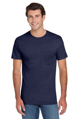 Jerzees ® - Dri - Power ® 50/50 Cotton/Poly Pocket T-Shirt. 29MP - Jerzees 29MP J. Navy S T-Shirts