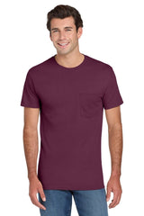 Jerzees ® - Dri - Power ® 50/50 Cotton/Poly Pocket T-Shirt. 29MP - Jerzees 29MP Maroon S T-Shirts