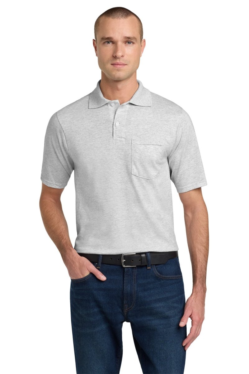 Jerzees ® Dri - Power ® Pocket Sport Shirt. 436MP - Jerzees 436MP Ash S Polos/Knits