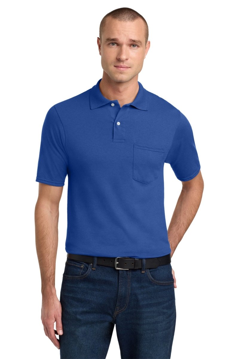 Jerzees ® Dri - Power ® Pocket Sport Shirt. 436MP - Jerzees 436MP Royal S Polos/Knits