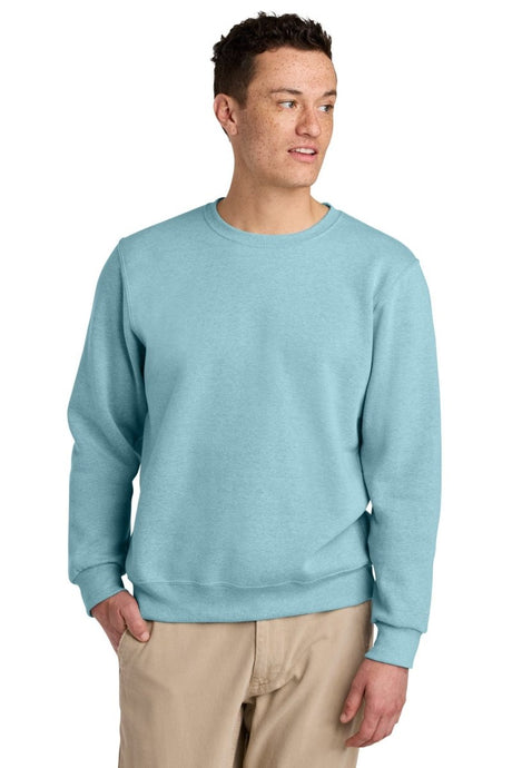 Jerzees Eco ™ Premium Blend Crewneck Sweatshirt 701M - Jerzees 701M Cloud Heather S Sweatshirts/Fleece