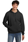 Jerzees Eco ™ Premium Blend Pullover Hooded Sweatshirt 700M - Jerzees 700M Black Ink Heather S Sweatshirts/Fleece