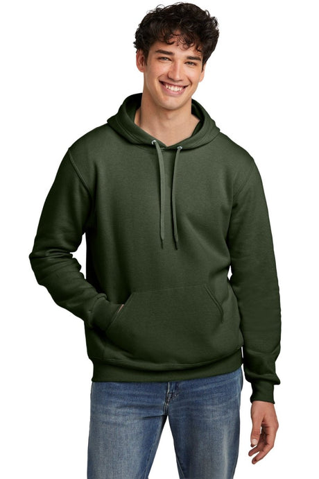 Jerzees Eco ™ Premium Blend Pullover Hooded Sweatshirt 700M - Jerzees 700M Military Green Heather S Sweatshirts/Fleece