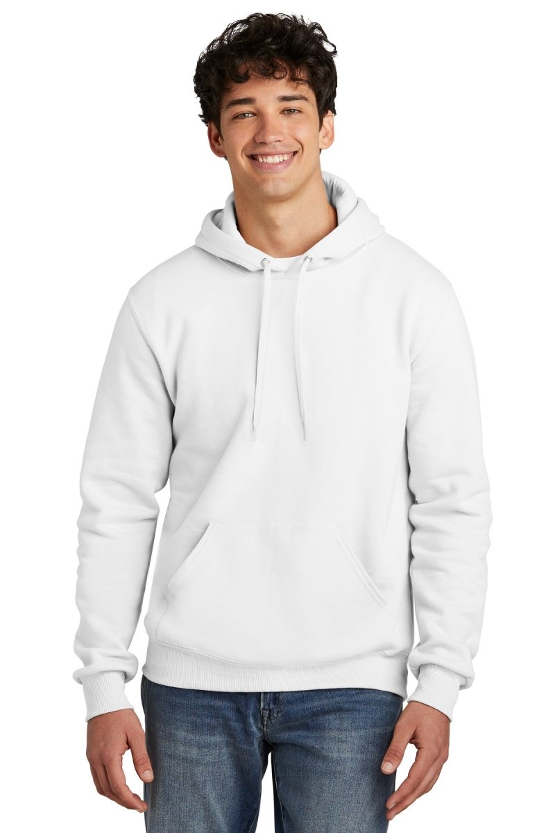 Jerzees Eco ™ Premium Blend Pullover Hooded Sweatshirt 700M - Jerzees 700M White XS Sweatshirts/Fleece