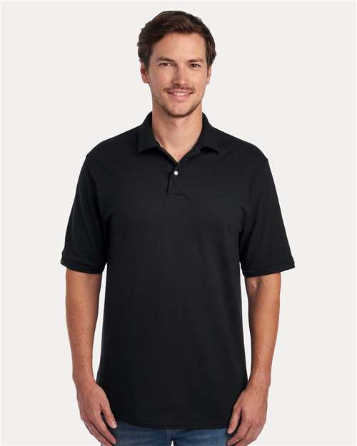 JERZEES Men's Dri - Power® Polo - JERZEES 437R Black L