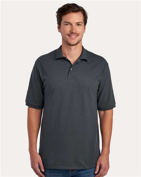JERZEES Men's Dri - Power® Polo - JERZEES 437R Charcoal Grey M