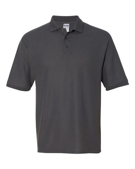 JERZEES Men's Easy Care™ Piqué Polo - JERZEES 537MR Charcoal Grey S