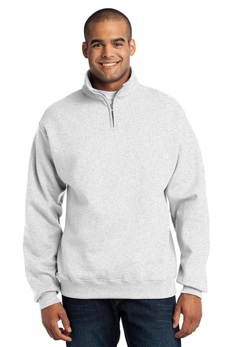 Jerzees ® - NuBlend ® 1/4 - Zip Cadet Collar Sweatshirt. 995M - Jerzees 995M Ash S Sweatshirts/Fleece