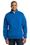 Jerzees ® - NuBlend ® 1/4 - Zip Cadet Collar Sweatshirt. 995M - Jerzees 995M Royal S Sweatshirts/Fleece
