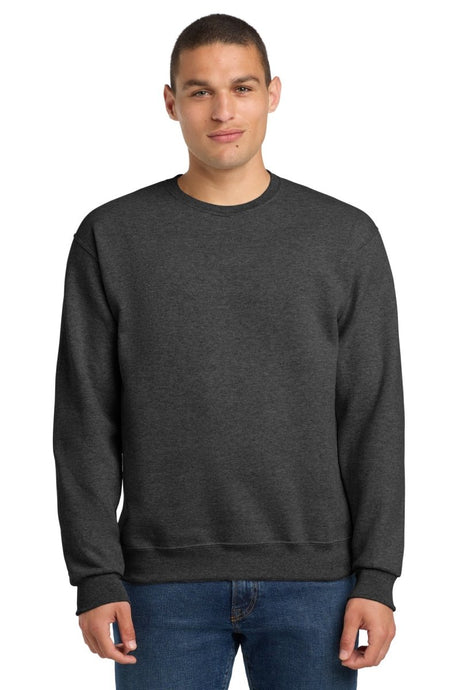 Jerzees ® - NuBlend ® Crewneck Sweatshirt. 562M - Jerzees 562M Black Heather S Crewneck Sweatshirts