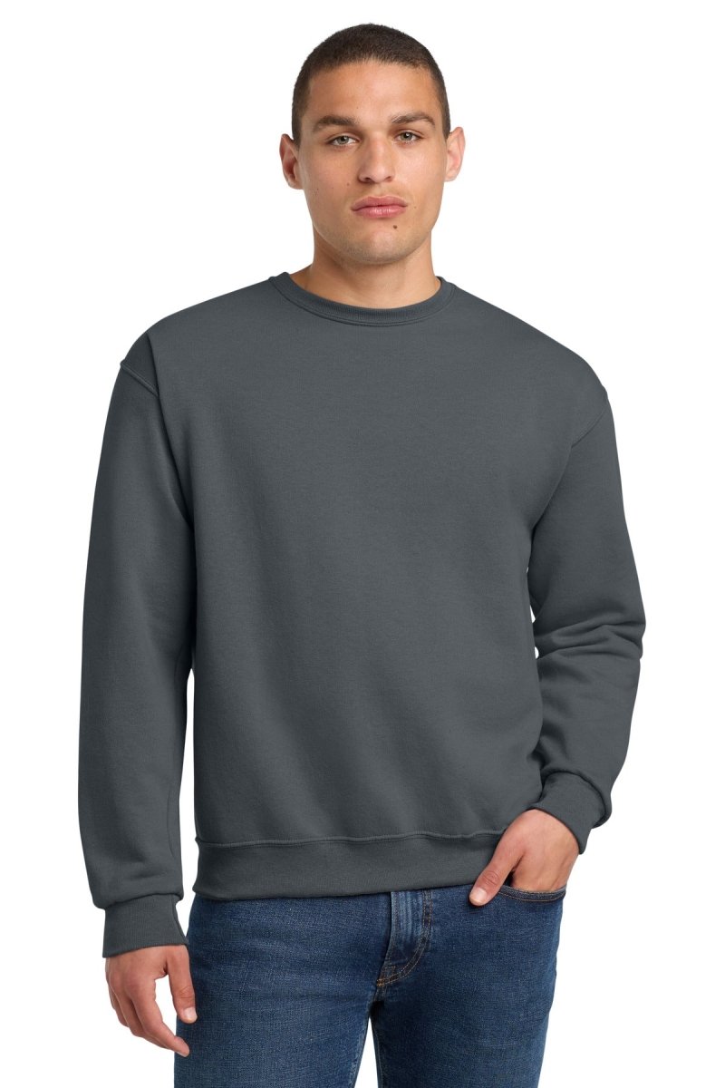 Jerzees ® - NuBlend ® Crewneck Sweatshirt. 562M - Jerzees 562M Charcoal Grey S Crewneck Sweatshirts