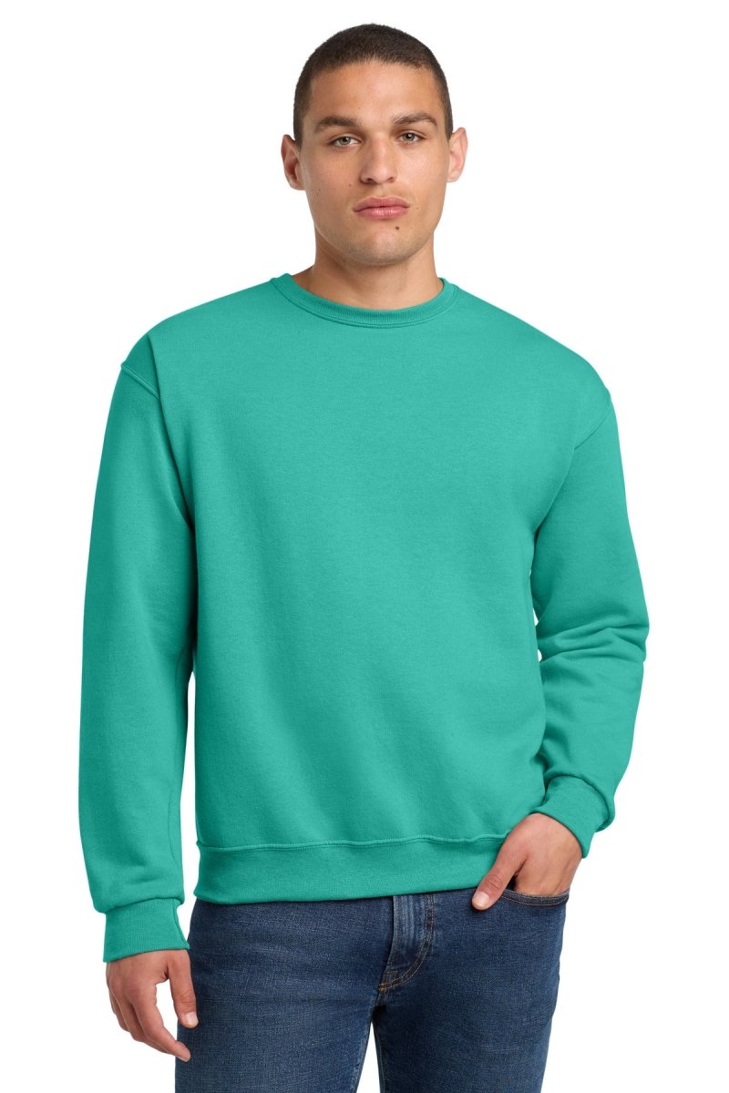 Jerzees ® - NuBlend ® Crewneck Sweatshirt. 562M - Jerzees 562M Cool Mint S Crewneck Sweatshirts