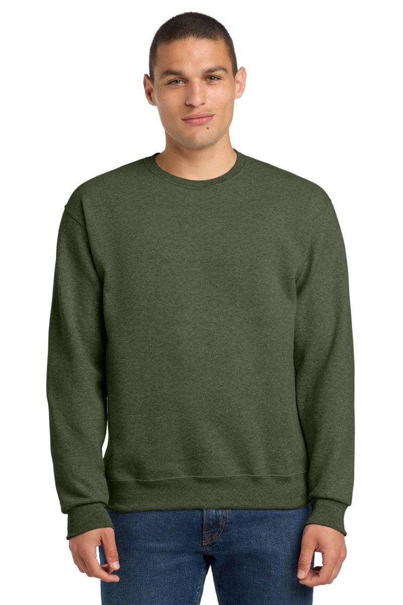 Jerzees ® - NuBlend ® Crewneck Sweatshirt. 562M - Jerzees 562M Military Green Heather S Crewneck Sweatshirts