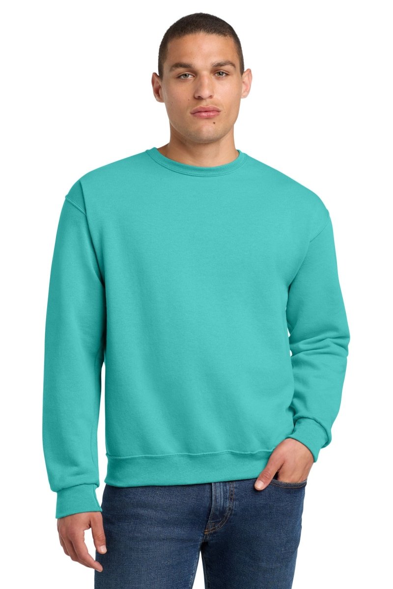 Jerzees ® - NuBlend ® Crewneck Sweatshirt. 562M - Jerzees 562M Scuba Blue S Crewneck Sweatshirts