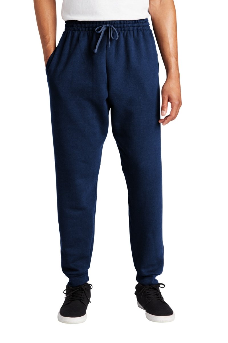 Jerzees ® NuBlend ® Fleece Jogger 975MP - Jerzees 975MP J.Navy S Bottoms