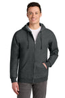 Jerzees ® - NuBlend ® Full - Zip Hooded Sweatshirt. 993M - Jerzees 993M Black Heather S Sweatshirts/Fleece