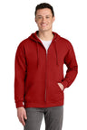 Jerzees ® - NuBlend ® Full - Zip Hooded Sweatshirt. 993M - Jerzees 993M True Red S Sweatshirts/Fleece
