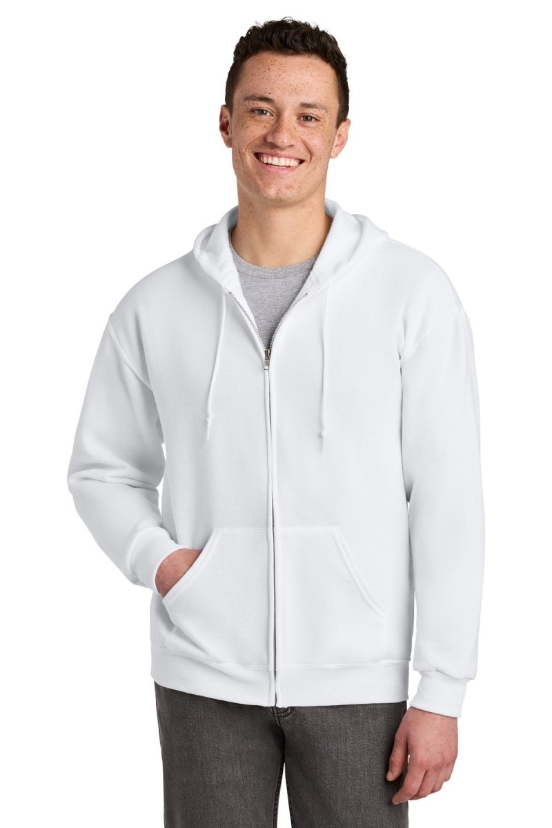 90s JERZEES USA製 ホワイト XL ジップアップパーカー Jerzees 993M Jerzees - NuBlend Full-Zip Hooded Sweatshirt. – Joe's USA