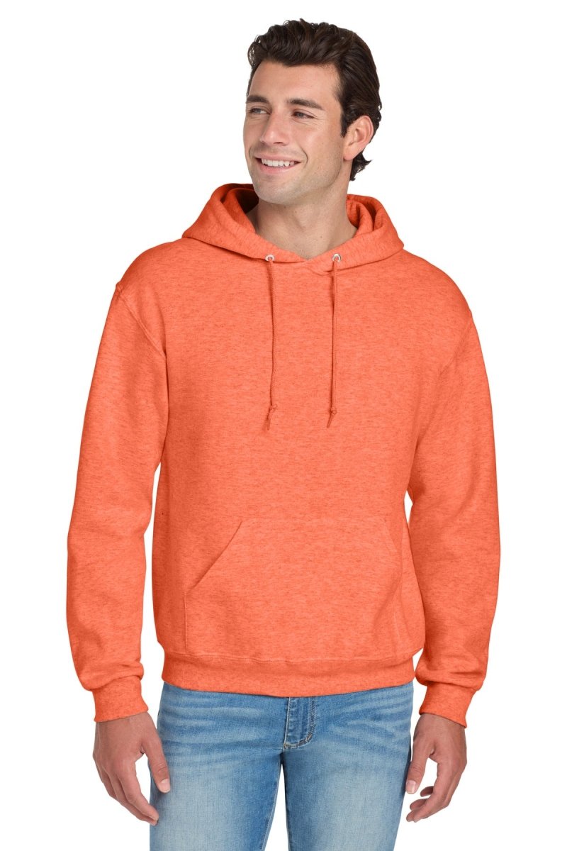 Jerzees ® NuBlend ® Pullover Hooded Sweatshirt. 996M - Jerzees 996M Retro Heather Coral S Sweatshirts/Fleece