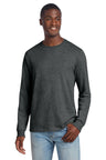 Jerzees ® Premium Blend Ring Spun Long Sleeve T-Shirt 560LS - Jerzees 560LS Black Ink Heather S T-Shirts