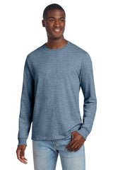 Jerzees ® Premium Blend Ring Spun Long Sleeve T-Shirt 560LS - Jerzees 560LS Denim Heather S T-Shirts