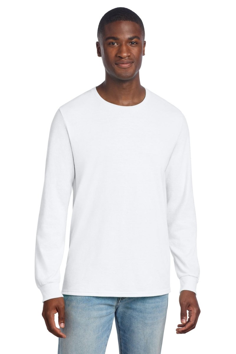 Jerzees ® Premium Blend Ring Spun Long Sleeve T-Shirt 560LS - Jerzees 560LS White S T-Shirts