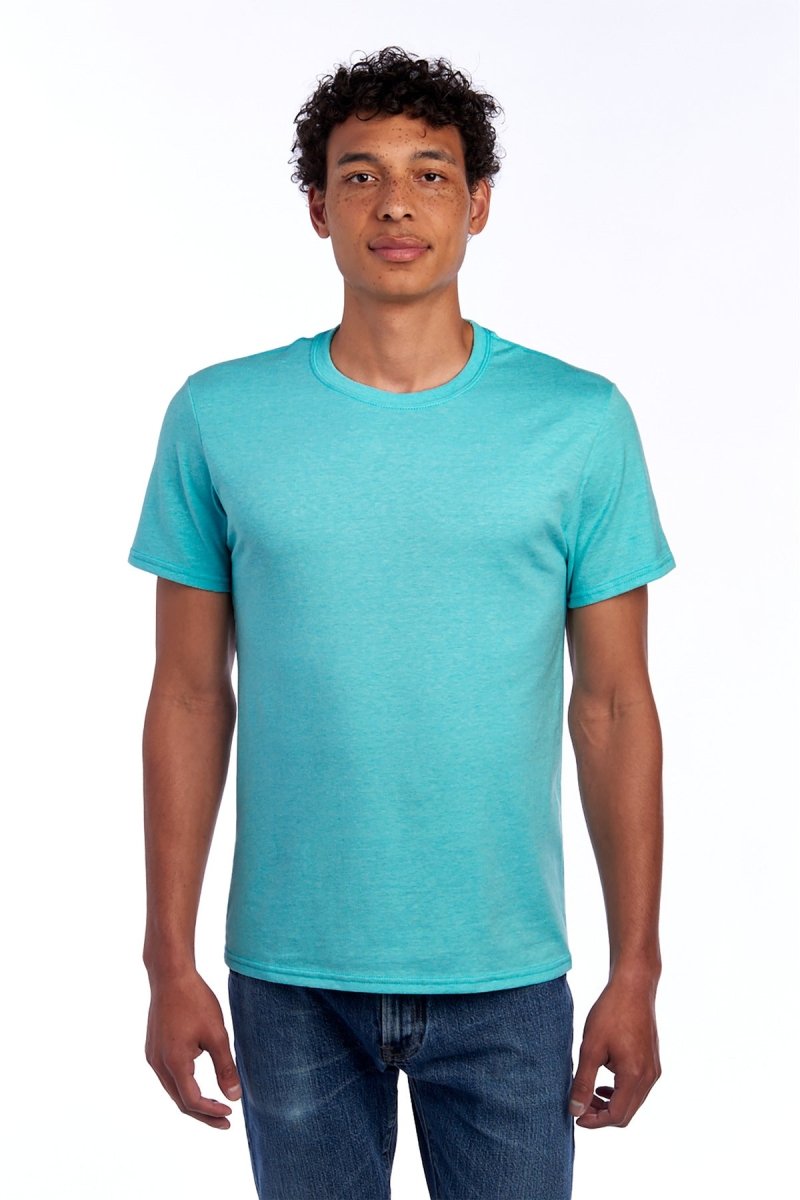 Jerzees ® Premium Blend Ring Spun T-Shirt 560M - Jerzees 560M Simply Aqua Heather S T-Shirts