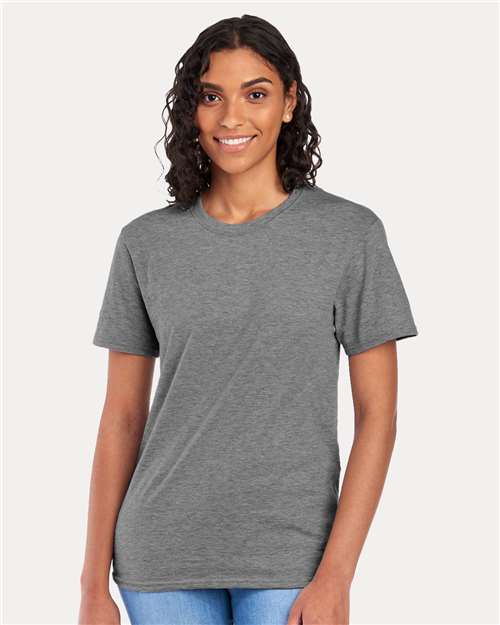 JERZEES Premium Blend Ring - Spun T-Shirt - Oxford - JERZEES 560MR Oxford S Short Sleeve T-Shirts