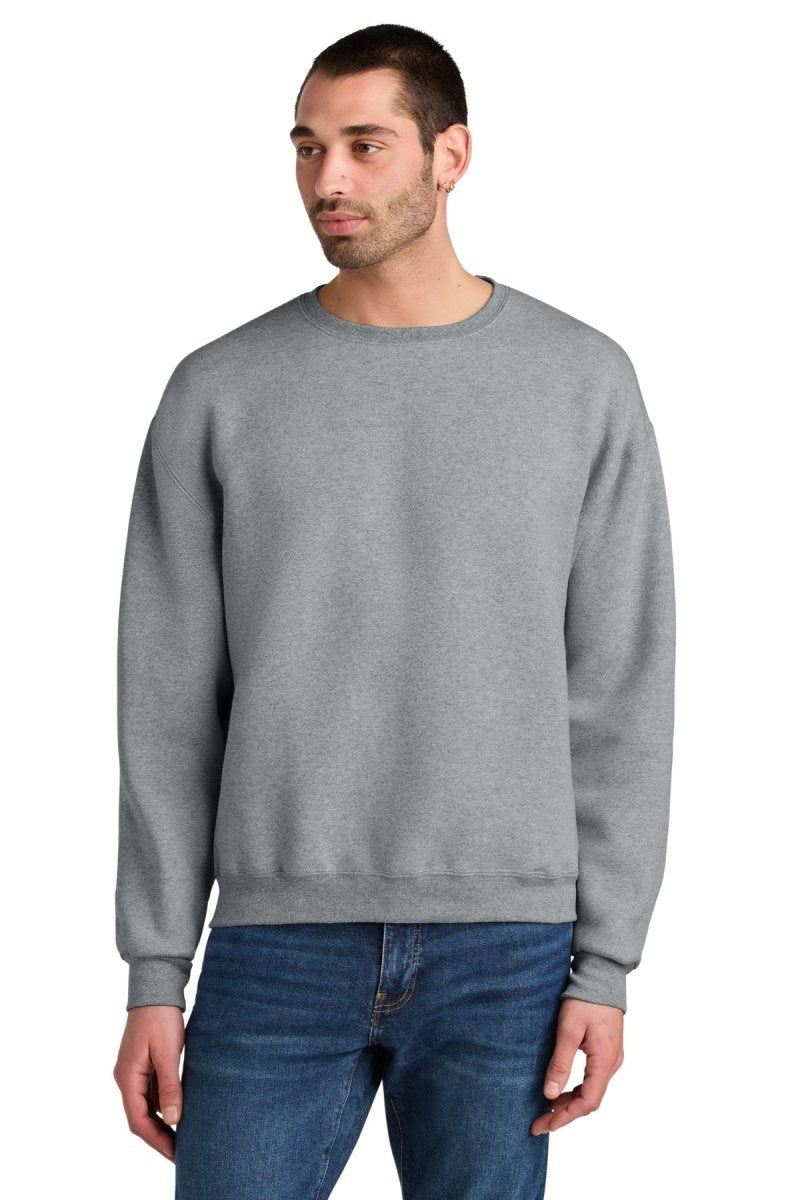 Jerzees Rugged ™ Unisex Crewneck Sweatshirt C12M - Jerzees C12M Athletic Heather S Sweatshirts/Fleece