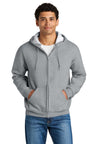 Jerzees Rugged ™ Unisex Full - Zip Hooded Sweatshirt Z12M - Jerzees Z12M Athletic Heather S Sweatshirts/Fleece