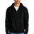 Jerzees Rugged ™ Unisex Full - Zip Hooded Sweatshirt Z12M - Jerzees Z12M Black Ink S Sweatshirts/Fleece