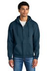 Jerzees Rugged ™ Unisex Full - Zip Hooded Sweatshirt Z12M - Jerzees Z12M Washed Navy S Sweatshirts/Fleece