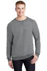 Jerzees ® Snow Heather French Terry Raglan Crew 91M - Jerzees 91M Charcoal S Sweatshirts/Fleece