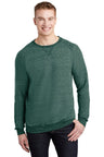 Jerzees ® Snow Heather French Terry Raglan Crew 91M - Jerzees 91M Forest Green S Sweatshirts/Fleece