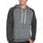 Jerzees ® Snow Heather French Terry Raglan Hoodie 90M - Jerzees 90M Charcoal/ Black S Sweatshirts/Fleece
