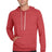 Jerzees ® Snow Heather French Terry Raglan Hoodie 90M - Jerzees 90M Red S Sweatshirts/Fleece