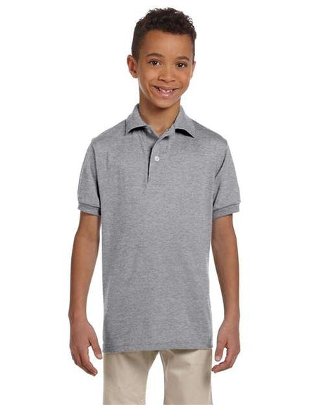 JERZEES SpotShield® Youth 50/50 Polo - JERZEES 437YR Oxford XL