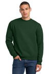 Jerzees ® Super Sweats ® NuBlend ® - Crewneck Sweatshirt. 4662M - Jerzees 4662M Forest Green S Sweatshirts/Fleece