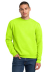 Jerzees ® Super Sweats ® NuBlend ® - Crewneck Sweatshirt. 4662M - Jerzees 4662M Safety Green S Sweatshirts/Fleece