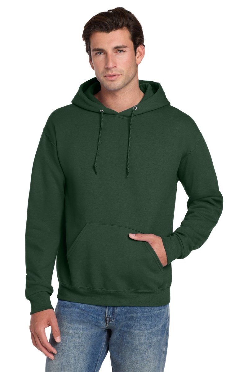 Jerzees ® Super Sweats ® NuBlend ® - Pullover Hooded Sweatshirt. 4997M - Jerzees 4997M Forest Green S Sweatshirts/Fleece