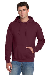 Jerzees ® Super Sweats ® NuBlend ® - Pullover Hooded Sweatshirt. 4997M - Jerzees 4997M Maroon S Sweatshirts/Fleece