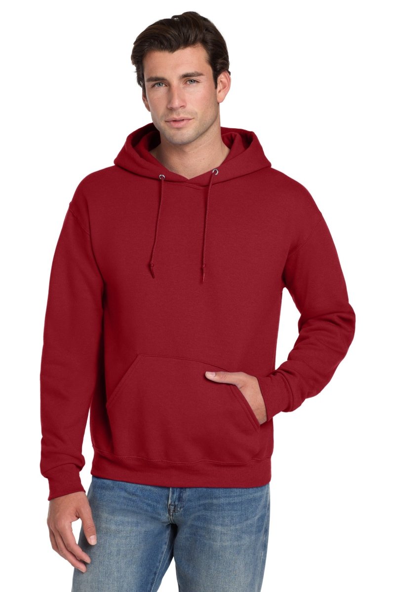 Jerzees ® Super Sweats ® NuBlend ® - Pullover Hooded Sweatshirt. 4997M - Jerzees 4997M True Red S Sweatshirts/Fleece