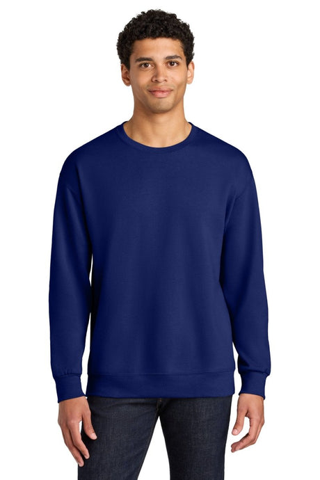 Jerzees Ultimate ™ Unisex CVC Ring Spun Crewneck Sweatshirt IC48M - Jerzees IC48M Orchid S Sweatshirts/Fleece