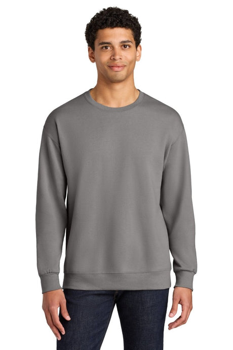 Jerzees Ultimate ™ Unisex CVC Ring Spun Crewneck Sweatshirt IC48M - Jerzees IC48M Rock S Sweatshirts/Fleece