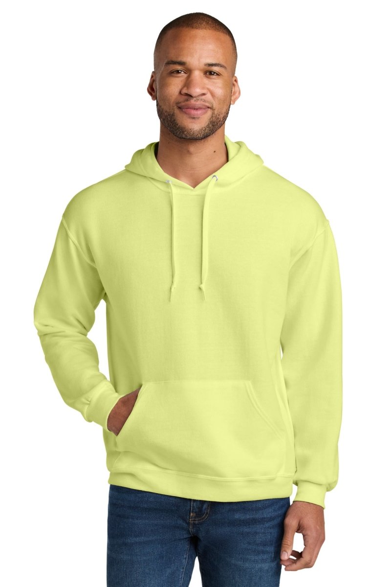 Jerzees Ultimate ™ Unisex CVC Ring Spun Hooded Sweatshirt IC49M - Jerzees IC49M Celery Juice S Sweatshirts/Fleece