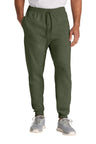 Jerzees Ultimate ™ Unisex CVC Ring Spun Pocket Jogger IC50M - Jerzees IC50M Military Green Heather S Bottoms
