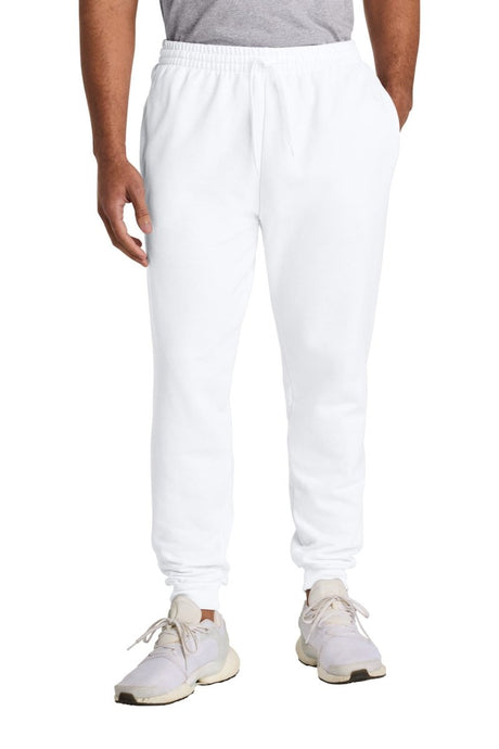 Jerzees Ultimate ™ Unisex CVC Ring Spun Pocket Jogger IC50M - Jerzees IC50M White S Bottoms
