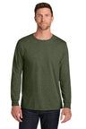 Jerzees Ultimate ™ Unisex Ring Spun Long Sleeve T-Shirt IC46L - Jerzees IC46L Military Green Heather S T-Shirts