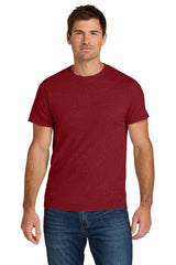 Jerzees Ultimate ™ Unisex Ring Spun T-Shirt IC46M - Jerzees IC46M Peppered Red Heather S T-Shirts